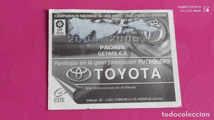 Cromos de f&uacute;tbol: PACHON GETAFE ESTE 04 05 2004 2005 - Foto 2