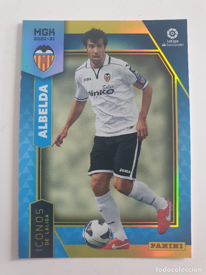 Cromos de f&uacute;tbol: CROMO CARD DE F&Uacute;TBOL ALBELDA DEL VALENCIA C.F. N&ordm; 389 LIGA MEGACRACKS 2020-2021/20-21