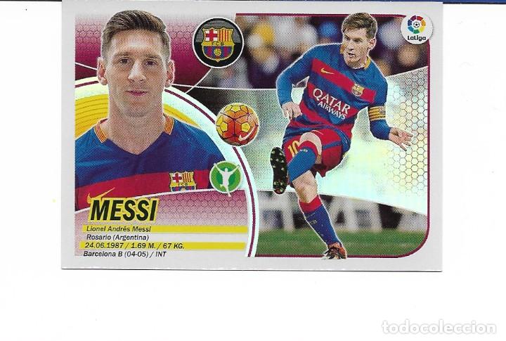 Cromos de f&uacute;tbol: liga este 2016/17 messi - Foto 2