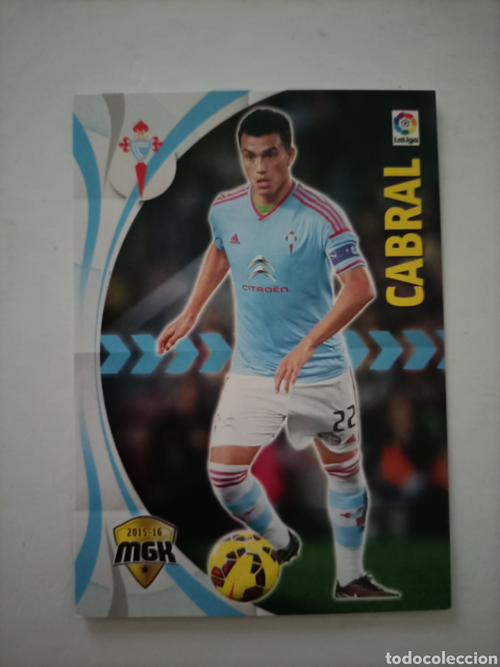 Cromos de f&uacute;tbol: Cabral. Celta de Vigo. Megacracks 2015/16 - Foto 1