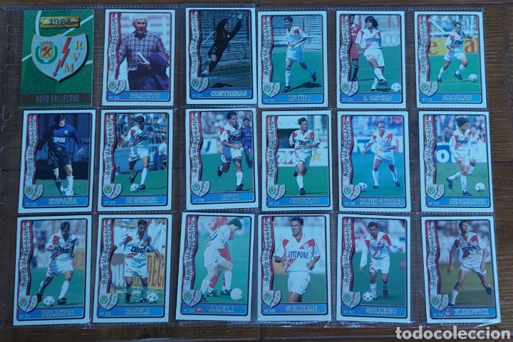 Fu&szlig;ball-Sticker: 18 RAYO VALLECANO, Las Fichas Liga de la Liga 96-97 -Mundicromo- (F&uacute;tbol)