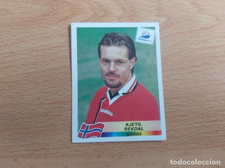 Cromos de F&uacute;tbol: CROMO FUTBOL MUNDIAL FRANCIA 98 EDITORIAL PANINI 76.REKDAL-NORUEGA-NUNCA PEGADO
