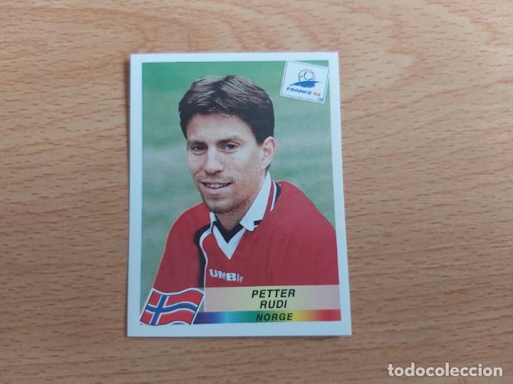 Cromos de F&uacute;tbol: CROMO FUTBOL MUNDIAL FRANCIA 98 EDITORIAL PANINI 77.RUDI-NORUEGA-NUNCA PEGADO