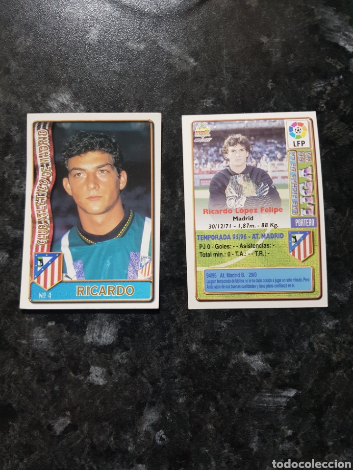 Cromos de F&uacute;tbol: N&deg;4 Ricardo Mundicromo 1996/1997 liga 96/97