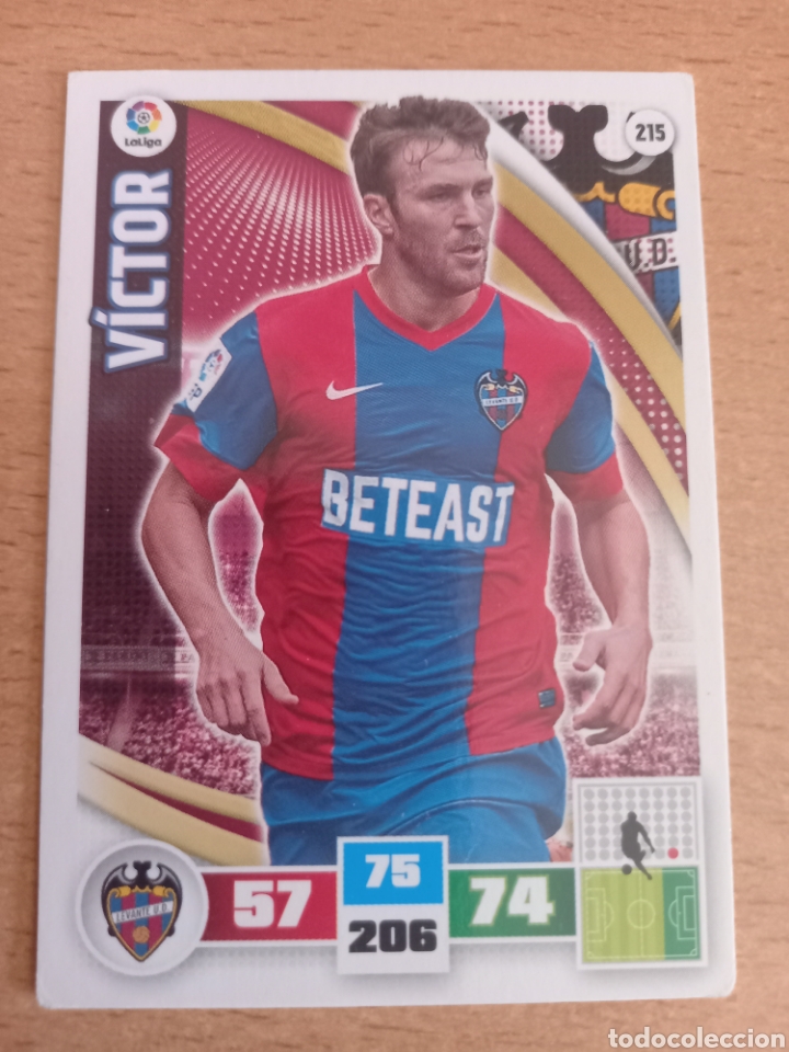 Fu&szlig;ball-Sticker: Panini Adrenalyn 2015 2016 15 16 215 V&iacute;ctor Levante