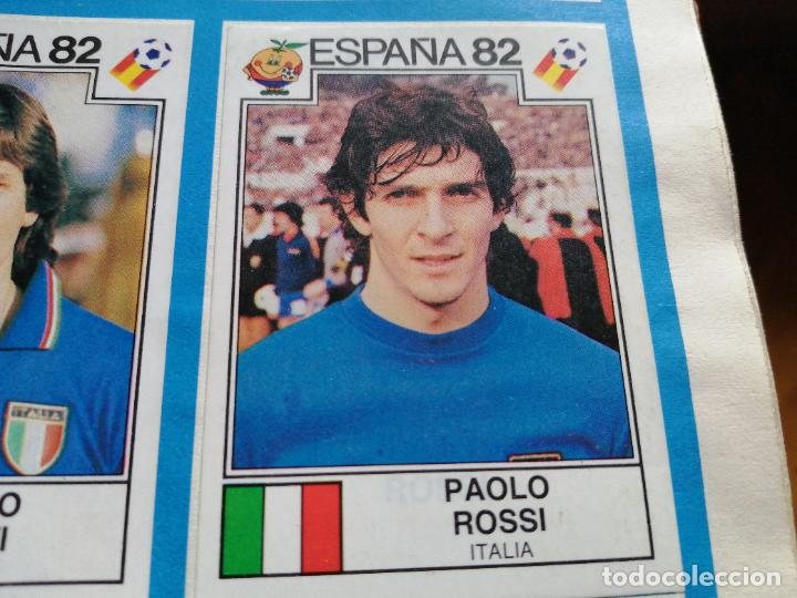 Cromos de f&uacute;tbol: antiguo cromo futbol mundial 82 panini numero 141 paolo rossi RECUPERADO