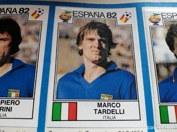 Cromos de f&uacute;tbol: antiguo cromo futbol mundial 82 panini numero 46 marco tardelli RECUPERADO