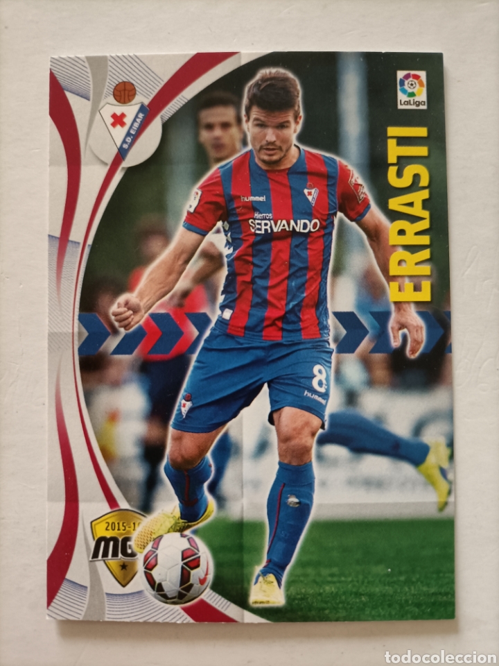 Cromos de f&uacute;tbol: Errasti. Eibar. Megacracks 2015/16 - Foto 1