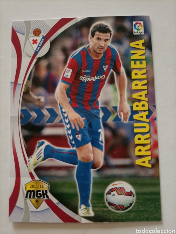 Cromos de f&uacute;tbol: Arruabarrena. Eibar. Megacracks 2015/16 - Foto 1