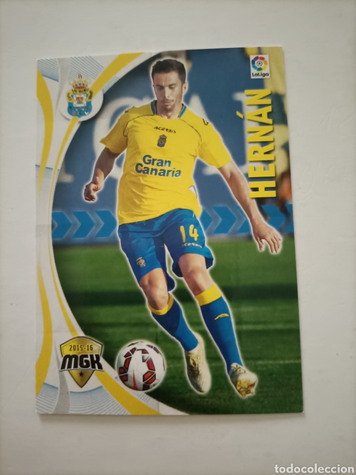Cromos de f&uacute;tbol: Hern&aacute;n. Las Palmas. Megacracks 2015/16 - Foto 1