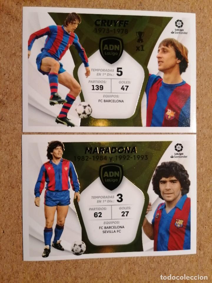 Cromos de f&uacute;tbol: PANINI LIGA ESTE 21/22 - 2021/22 ADN CRUYFF FC.BARCELONA NUEVO,SOLO ES EL CROMO DE MARADONA