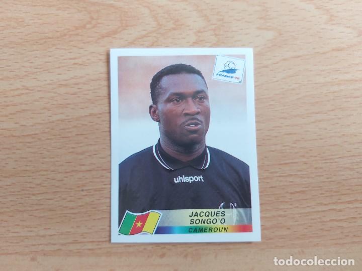 Cartes &agrave; collectionner de Football: CROMO FUTBOL MUNDIAL FRANCIA 98 EDITORIAL PANINI 122.SONGO'O-CAMERUN-NUNCA PEGADO