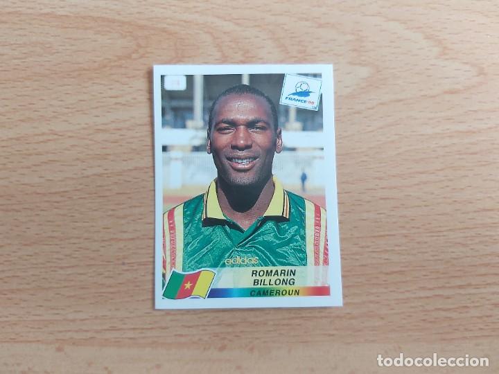 Cartes &agrave; collectionner de Football: CROMO FUTBOL MUNDIAL FRANCIA 98 EDITORIAL PANINI 128.BILLONG-CAMERUN-NUNCA PEGADO