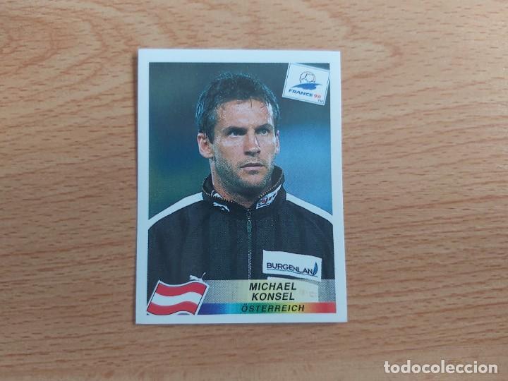 Cromos de F&uacute;tbol: CROMO FUTBOL MUNDIAL FRANCIA 98 EDITORIAL PANINI 140.KONSEL-AUSTRIA-NUNCA PEGADO