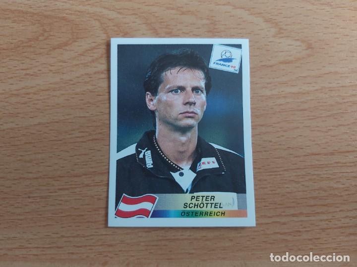 Cromos de f&uacute;tbol: CROMO FUTBOL MUNDIAL FRANCIA 98 EDITORIAL PANINI 143.SCHOTTEL-AUSTRIA-NUNCA PEGADO