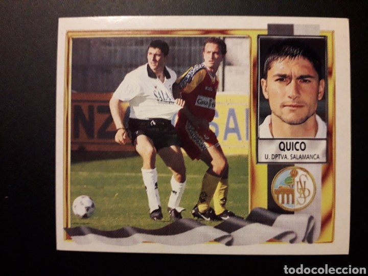 Fu&szlig;ball-Sticker: QUICO SALAMANCA ESTE 95-96 1995-1996. SIN PEGAR. VER FOTOS. PEDIDO M&Iacute;NIMO 3&euro;.