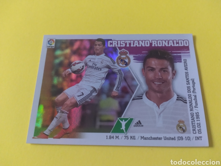 Cromos de f&uacute;tbol: Cristiano Ronaldo Este 2015-16 - Foto 2