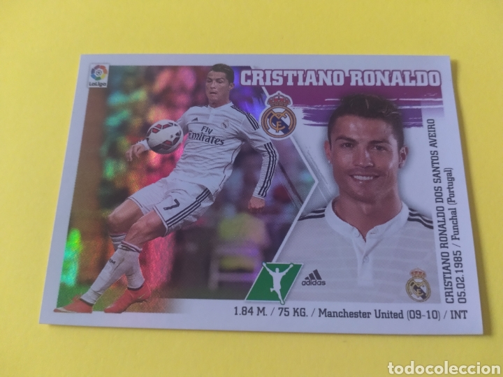 Cromos de f&uacute;tbol: Cristiano Ronaldo Este 2015-16 - Foto 1