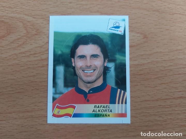 Cromos de F&uacute;tbol: CROMO FUTBOL MUNDIAL FRANCIA 98 EDITORIAL PANINI POP UP 234.ALKORTA-ESPA&Ntilde;A-NUNCA PEGADO