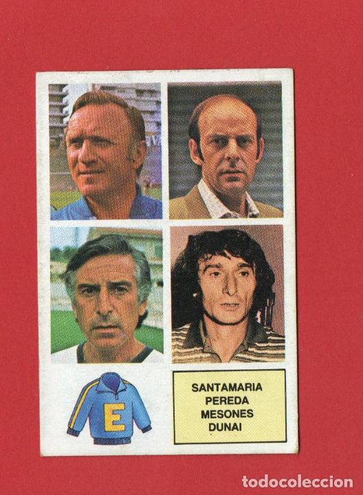 Cromos de F&uacute;tbol: ESTE 82 83 ENTRENADORES SANTAMARIA BAJA DIFICIL PEREDA DUNAI VERSION LEVE DESPEGADO ESTE 1982 1983