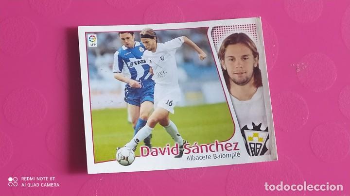 Cromos de f&uacute;tbol: DAVID SANCHEZ ALBACETE ESTE 04 05 2004 2005 - Foto 1
