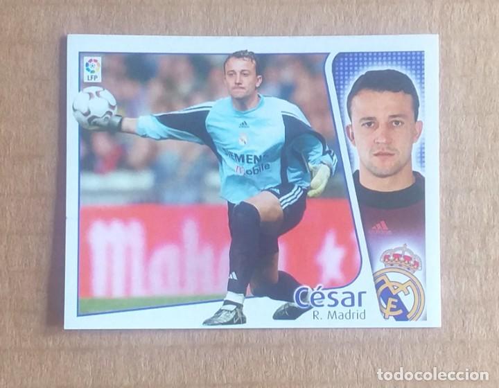 Cromos de f&uacute;tbol: Cromo de C&Eacute;SAR REAL MADRID EDICIONES ESTE 2004-2005. - Foto 1