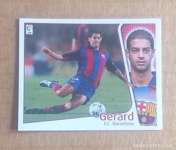 Cromos de f&uacute;tbol: Cromo de GERARD BARCELONA EDICIONES ESTE 2004-2005. - Foto 1
