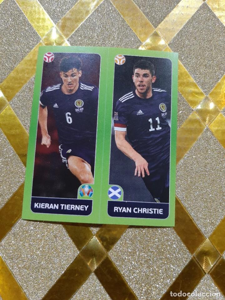 Figurine di Calcio: CROMO DE FUTBOL EURO 2020 TIERNEY - CHRISTIE ESCOCIA N&Uacute;MERO 430 TOURNAMENT EDITION PANINI !