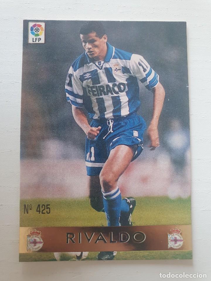 Cromos de f&uacute;tbol: 425 RIVALDO EL MEJOR DEPORTIVO CORU&Ntilde;A CROMOS ALBUM MUNDICROMO LIGA FUTBOL 1997 1998 97 98