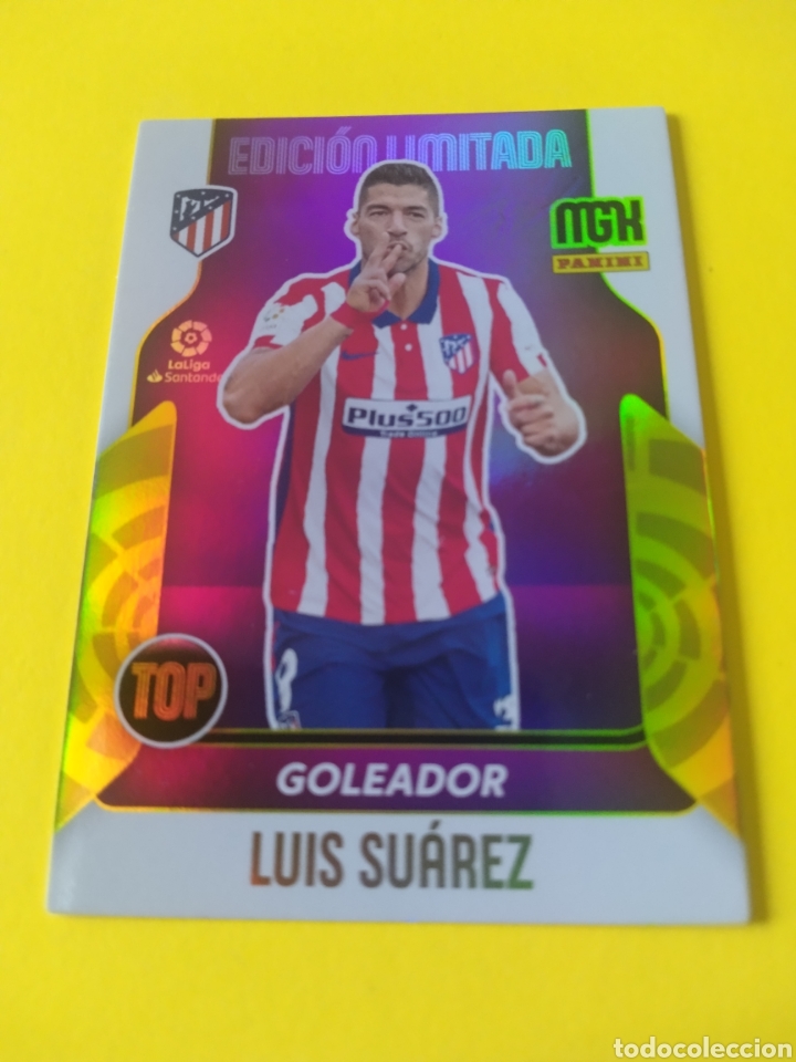 Cromos de f&uacute;tbol: Luis Su&aacute;rez Ed.limitada MGK 21-22 - Foto 2