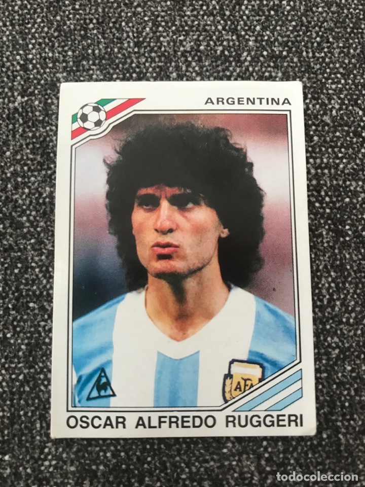 Cromos de f&uacute;tbol: Cromo panini mundial Mexico 86 n&uacute;mero 77 Ruggeri - Stickers album world cup 1986