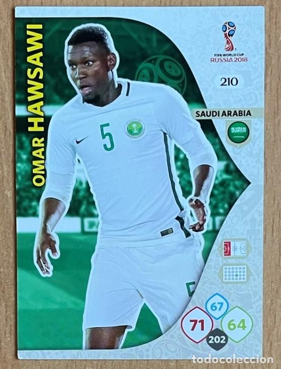 Cromos de Futebol: 210 OMAR HAWSAWI ARABIA SAUDI FICHAS ALBUM ADRENALYN XL MUNDIAL RUSIA FIFA WORLD CUP RUSSIA 2018