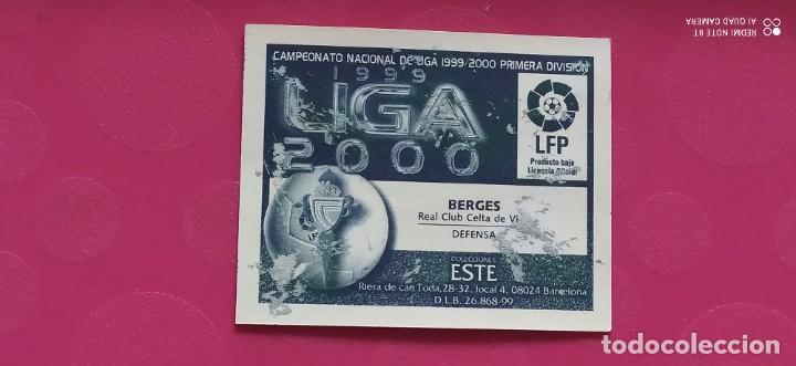 Cromos de f&uacute;tbol: BERGES CELTA ESTE 99 00 1999 2000 - Foto 2