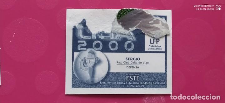 Cromos de f&uacute;tbol: SERGIO CELTA ESTE 99 00 1999 2000 - Foto 2