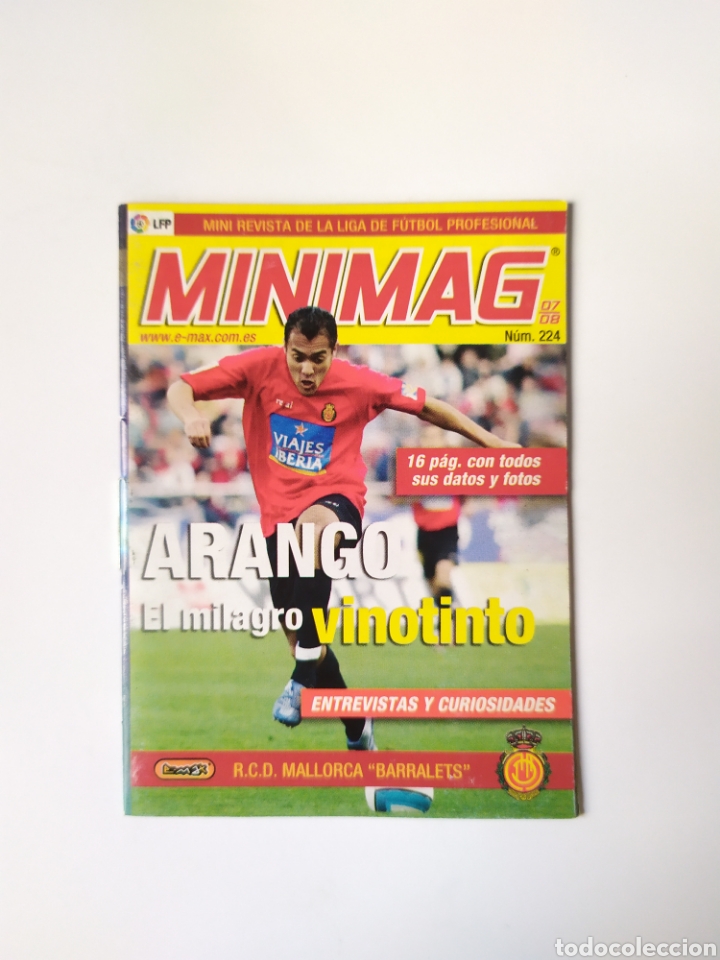 Cromos de f&uacute;tbol: Minimag 2007 2008 07 08 e-max Arango n &deg; 224 Mallorca - Foto 1