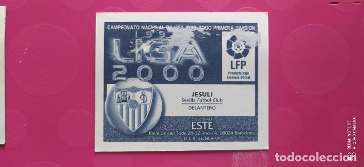 Cromos de f&uacute;tbol: JESULI SEVILLA ESTE 99 00 1999 2000 - Foto 2