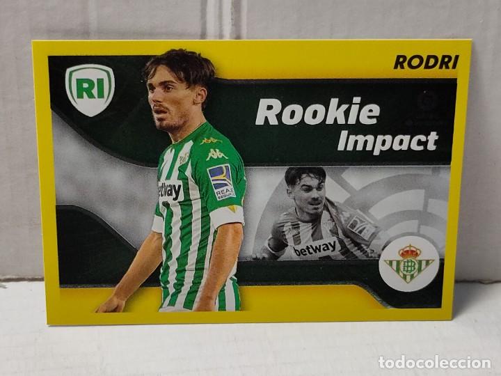 Figurine di Calcio: Cromo LIGA ESTE Panini temporada 2021/22 ROOKIE IMPACT -RODRI- n&uacute;mero 4 no pegado
