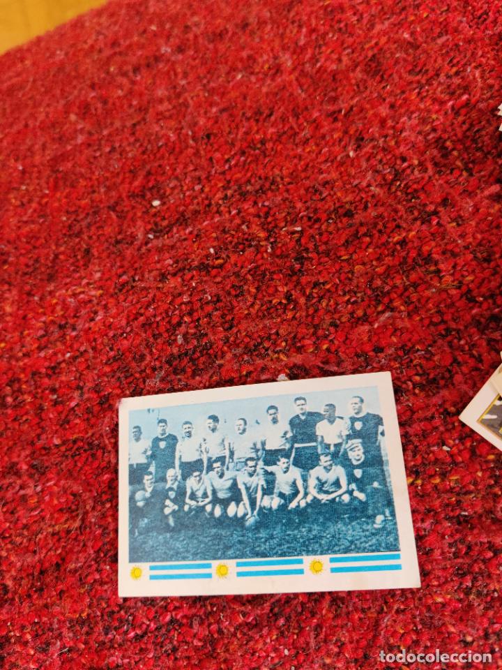 Fu&szlig;ball-Sticker: seleccion uruguaya 1974 74 fher mundial alemania world cup despegado