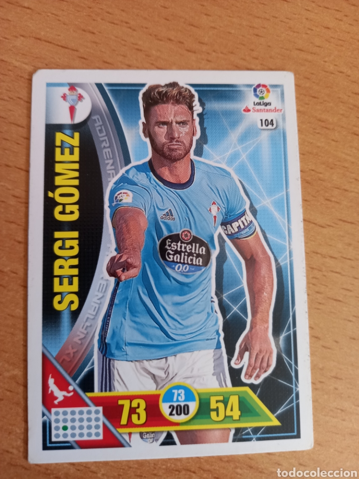Cromos de f&uacute;tbol: Panini Adrenalyn 2016 2017 104 sergi gomez - Foto 1
