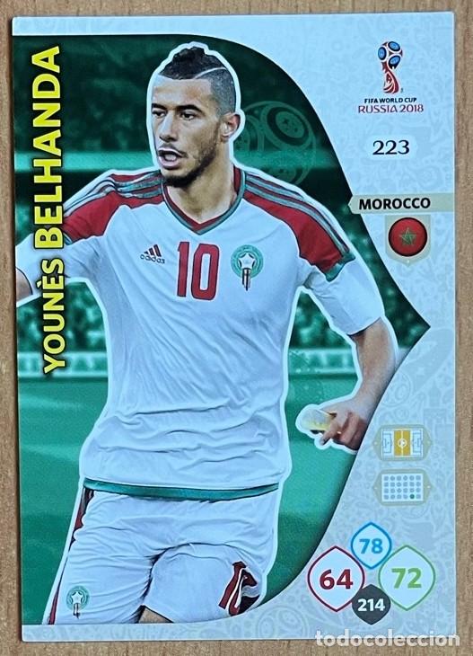 Cromos de Futebol: 223 YOUNES BELHANDA MARRUECOS FICHAS ALBUM ADRENALYN XL MUNDIAL RUSIA FIFA WORLD CUP RUSSIA 2018