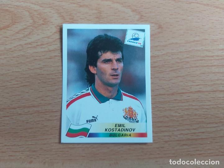 Cromos de F&uacute;tbol: CROMO FUTBOL MUNDIAL FRANCIA 98 EDITORIAL PANINI 296.KOSTADINOV-BULGARIA-NUNCA PEGADO
