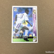 Cromos de Fútbol: SAMUEL ETO'O Nº 484 - REAL MADRID - MUNDICROMO 98-99 - ROOKIE CARD