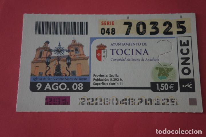Cromos de f&uacute;tbol: CUPON DE LA ONCE TOCINA SEVILLA ANDALUCIA - Foto 1