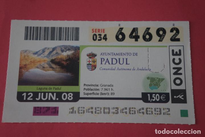 Cromos de f&uacute;tbol: CUPON DE LA ONCE PADUL GRANADA ANDALUCIA - Foto 1