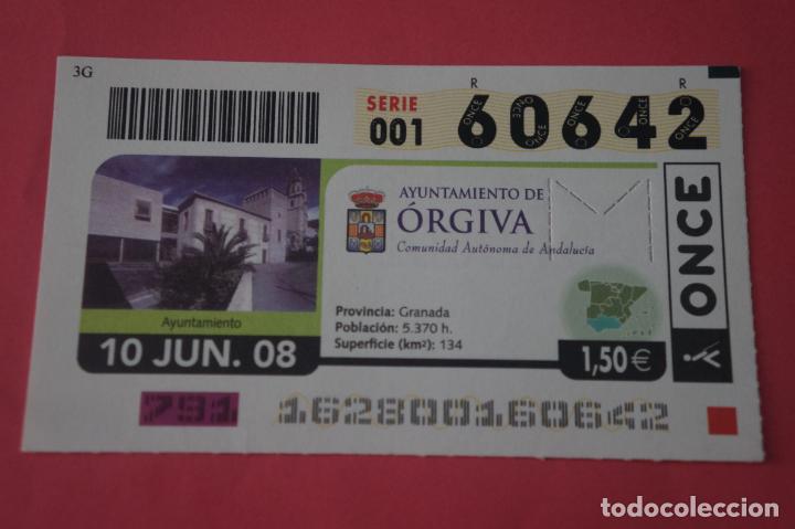 Cromos de f&uacute;tbol: CUPON DE LA ONCE ORGIVA GRANADA ANDALUCIA - Foto 1