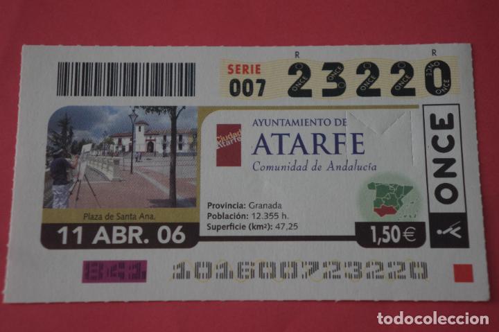 Cromos de f&uacute;tbol: CUPON DE LA ONCE ATARFE GRANADA ANDALUCIA - Foto 1