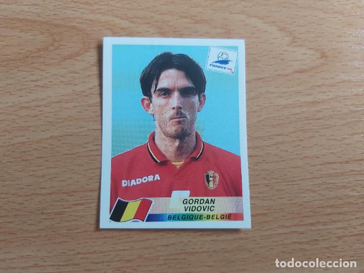 Cromos de F&uacute;tbol: CROMO FUTBOL MUNDIAL FRANCIA 98 EDITORIAL PANINI 324.VIDOVIC-BELGICA-NUNCA PEGADO