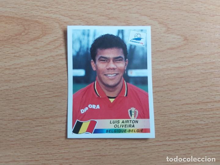 Cromos de F&uacute;tbol: CROMO FUTBOL MUNDIAL FRANCIA 98 EDITORIAL PANINI 332.OLIVEIRA-BELGICA-NUNCA PEGADO