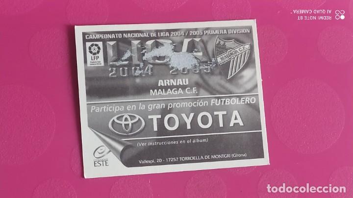 Cromos de f&uacute;tbol: ARNAU MALAGA ESTE 04 05 2004 2005 - Foto 2