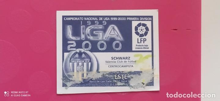 Cromos de f&uacute;tbol: SCHWARZ VALENCIA ESTE 99 00 1999 2000 - Foto 2